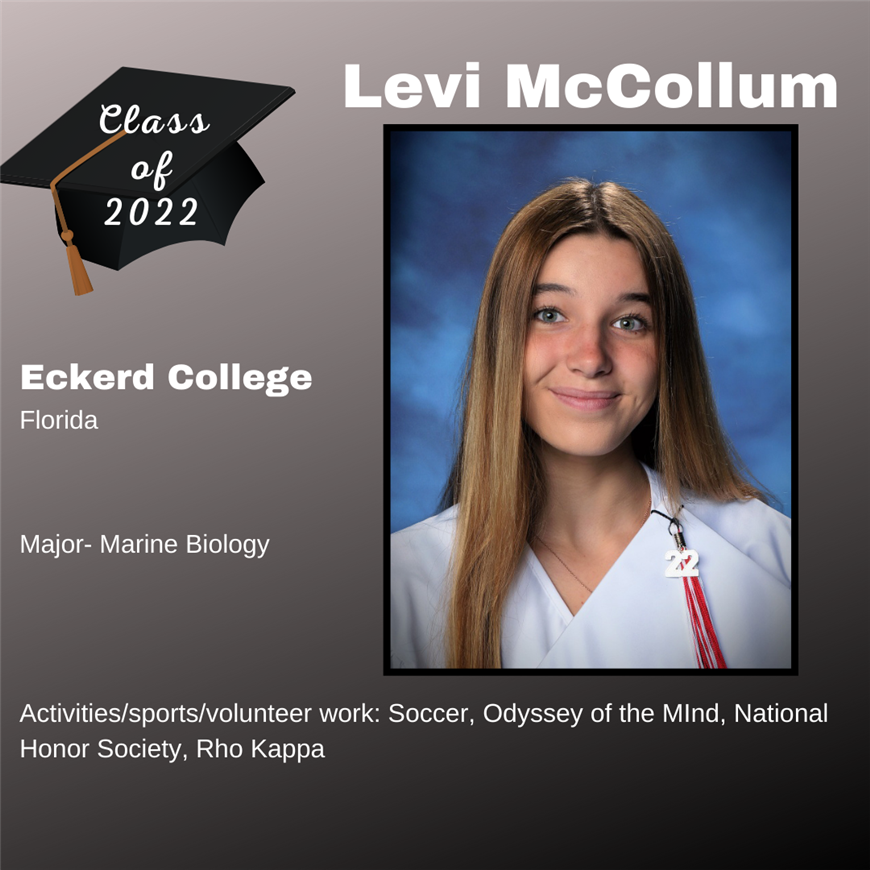 Top 25 Grad, Levi Mccollum